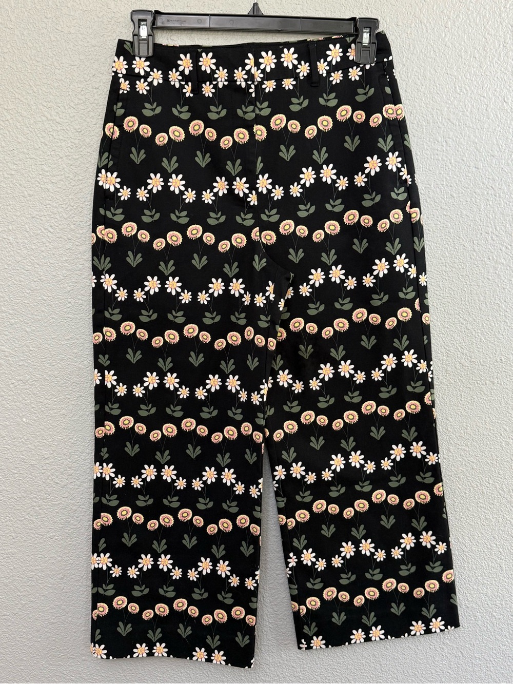 Boden High Waisted Richmond Pants Size 8R Delicate Daisy - Picture 4 of 8